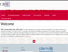 Tablet Screenshot of cbm-hse.com